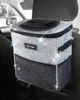 Picture of HOTOR Car Trash Can, Practical and Multipurpose Car Accessory, Leakproof and Waterproof Car Organizer and Storage with Large Capacity, Decorative Bling Car Accessory for Women,2-Gallons