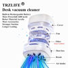 Picture of TRZLIFE Desk Vacuum Cleaner, Upgraded Mini Table Vacuum Improved Details Higher Suction More Durable Rechargeable Energy Saving Mini Vac picks up Tiny Items Crumbs Flakes for Desktop Drawer Countertop