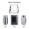 Picture of Rieibi Instax Mini EVO Case Clear - Crystal PVC Protective Case for Fuji Instax Mini EVO Camera - Hard Carrying Case with Removable Shoulder Strap -Transparent