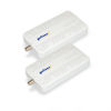 Picture of goCoax MoCA 2.5 Adapter with 2.5GbE Ethernet Port. MoCA 2.5. 1x 2.5GbE Port. Provide 2.5Gbps Bandwidth with existing coaxial Cables. White(2-Pack, MA2500D)