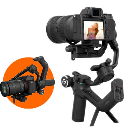 Picture of FeiyuTech SCORP-C Camera Stabilizer Gimbal for DSLR and Mirrorless Camera, Camera Handheld Gimbal 3-Axis, 5.5lbs Payload, for Sony α7Ⅳ A6300/A6400 A7S3 a9/a7 for Canon 5D3/80D for Nikon D7500/Z5/Z6 II