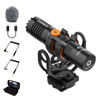 Picture of comica VM10 PRO Universal Video Microphone - Adjustable Gain, Analog/Digital Output, Monitoring - Shotgun Mic for Camera, Smartphone, Tablet, PC - Ideal for Vlogging, Live Streaming, and Recording