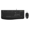 Picture of Wired Keyboard and Mouse Combo, EDJO Full-Sized Ergonomic Computer Keyboard with Palm Rest and Optical Wired Mouse for Windows, Mac OS Desktop/Laptop/PC