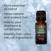 Picture of Plant Therapy Hair Therapy Essential Oil Blend 10 mL (1/3 oz) Strengthen, Repair and Grow Hair, 100% Pure, Undiluted, Essential Oil Blend