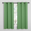 Picture of NICETOWN Room Darkening Curtains 63" Long Set of 2 for Bedroom, Froest Green Nursery Essential Thermal Insulated Solid Grommet Top Blackout Curtains/Drapes (1 Pair, 42 inches Wide)