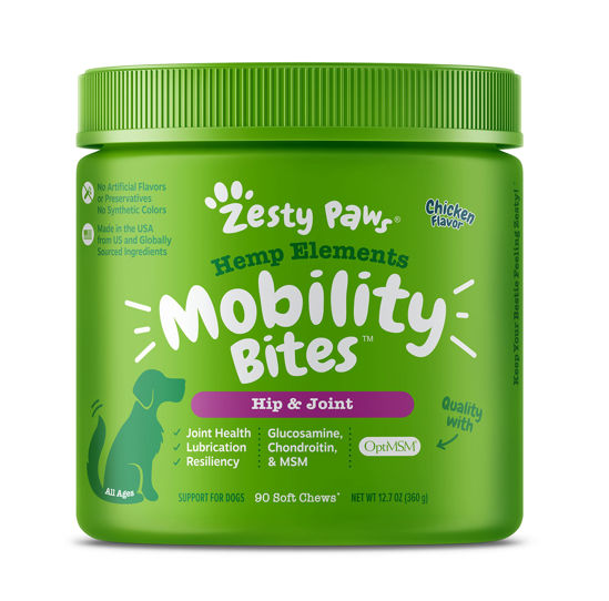 Zesty Paws Senior Advanced Mobility Chicken Flavored Soft