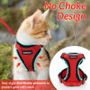 Picture of rabbitgoo Cat Harness and Leash for Walking, Escape Proof Soft Adjustable Vest Harnesses for Cats, Easy Control Breathable Reflective Strips Jacket, Red, XS