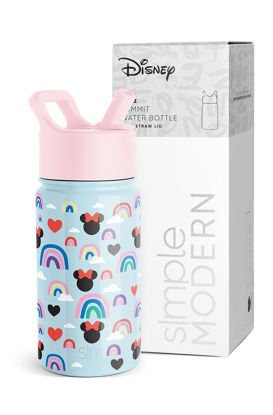Simple Modern Kids Summit Sippy Cup Thermos 10oz - Stainless Steel Toddler  Water Bottle Vacuum Insulated Girls and Boys Hydro Travel Cup Flask Ombre:  Tropical Seas Purple 