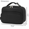 Picture of FlowFly Kids Lunch box Insulated Soft Bag Mini Cooler Back to School Thermal Meal Tote Kit for Girls, Boys,Black