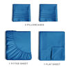 Picture of Queen Size Sheet Set - Breathable & Cooling - Hotel Luxury Bed Sheets - Extra Soft - Deep Pockets - Easy Fit - 4 Piece Set - Wrinkle Free - Comfy - Royal Blue