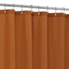 Picture of ALYVIA SPRING Burnt Orange Fabric Shower Curtain Liner Waterproof - Soft Hotel Quality Cloth Shower Liner with 3 Magnets, Light-Weight & Machine Washable - Standard Size 72x72, Burnt Orange