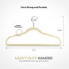 Picture of Utopia Home Premium Velvet Hangers 50 Pack - Non-Slip Clothes Hangers - Ivory Hangers - Suit Hangers with 360 Degree Rotatable Hook - Heavy Duty Coat Hangers