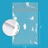 Picture of Clear Plastic Reusable Zip Bags - Bulk GPI Pack of 100 1.5" x 2" 2.5 mil Thick Strong Poly Baggies with Resealable Zip Top Lock for Pills, Meds, Jewelry, Travel, Storage, Packaging & Shipping.