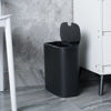 Picture of Sooyee 13.3 litres Bathroom Trash Can with lid,3.5 Gallon Automatic Trash Can,Touchless Trash Can for Kitchen,Office,Bedroom,Bathroom,Living Room,Black(Not Included Batteries)