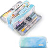 Picture of CICIMELON Large Capacity Pencil Case 3 Compartment Pouch Pen Bag for School Teen Girl Boy Men Women (Dream)