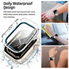 Picture of Goton 2 in 1 Waterproof Case for Apple Watch Series 8 & Series 7 45mm Screen Protector, 360 Protective Glass Face Cover Hard PC Bumper + Back Frame for iWatch 8/7 Accessories 45 mm, Clear