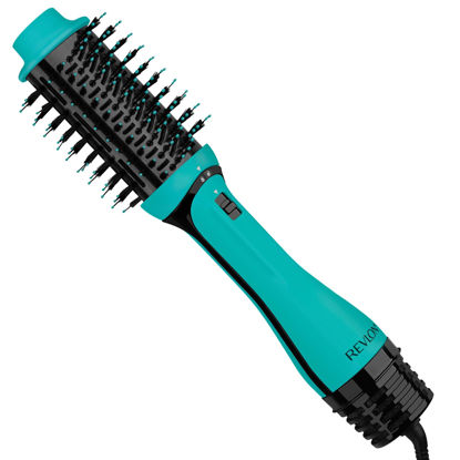 Picture of Revlon One Step Volumizer PLUS 2.0 Hair Dryer and Hot Air Brush | Dry and Style | Amazon Exclusive (Teal)