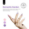 Picture of beetles Gel Polish Nail Set 6 Colors Romantic Garden Collection Pink Purple Glitter Milky White Soak Off Led Lamp Cured Diy Manicure Kit