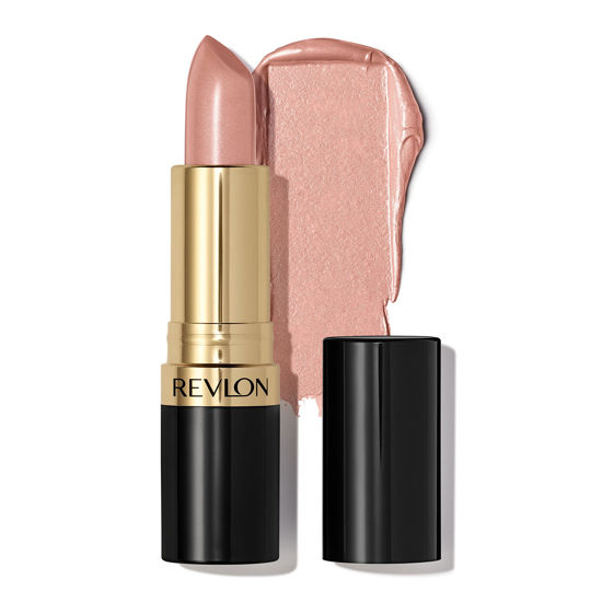 Picture of Revlon Super Lustrous Lipstick, High Impact Lipcolor with Moisturizing Creamy Formula, Infused with Vitamin E and Avocado Oil in Pinks, Sky Line Pink (025) 0.15 oz