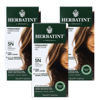 Picture of Herbatint Permanent Haircolor Gel, 5N Light Chestnut, Alcohol Free, Vegan, 100% Grey Coverage - 4.56 oz (3 Pack)