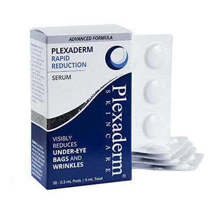 Picture of Plexaderm Rapid Reduction Eye Serum Pods - Advanced Formula - Anti Aging Serum Visibly Reduces Under Eye Bags, Wrinkles, Dark Circles, Fine Lines & Crow's Feet Instantly