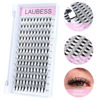 Picture of Premade Fans 20D Mixed Tray Pointed Base Premade Lash Extensions Fans Middle Stem Synthetic Mink Volume Eyelash Extensions (20D-0.07C-9-16mm)