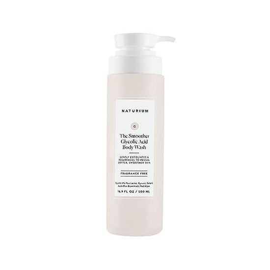 Picture of Naturium The Smoother Glycolic Acid Exfoliating Body Wash, Soft & Smoothing Cleanser, 16.9 oz