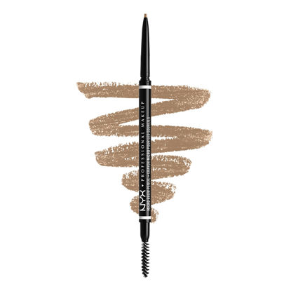 Picture of NYX PROFESSIONAL MAKEUP Micro Brow Pencil, Eyebrow Pencil - Rich Auburn (red hair with dark undertones)