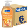 Picture of Softsoap Therapy Warming Honey & Brown Sugar Scent Exfoliating Liquid Hand Soap, 11.25 Oz, 6 pack