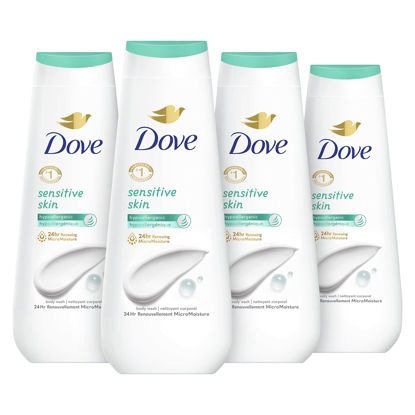  Dove Sensitive Skin Beauty Bar Unscented - 4oz(Pack