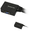 Picture of IOGEAR 2-Port USB VGA Cabled KVM Switch - 2048 x 1536 - Remote Button Switch - Plug n Play - PC, MAC, SUN - GCS22U