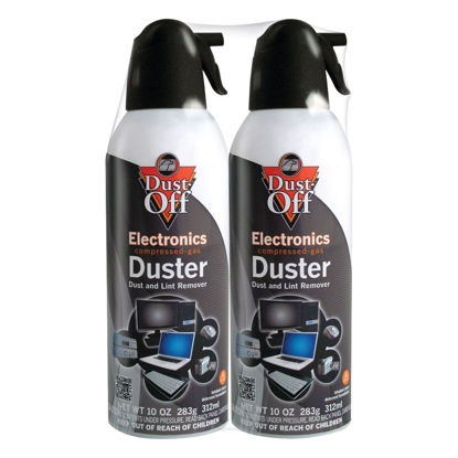 Picture of Dust-Off Compressed Gas Dusters, 10 Oz, Pack Of 2