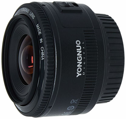 Picture of YONGNUO YN35mm F2 Lens 1:2 AF/MF Wide-Angle Fixed/Prime Auto Focus Lens for Canon EF Mount EOS Camera