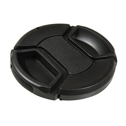 Picture of CamDesign 58MM Snap-On Front Lens Cap/Cover Compatible with Canon, Nikon, Sony, Pentax all DSLR lenses