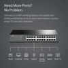 Picture of TP-Link 24 Port Gigabit Ethernet Switch | Desktop/ Rackmount | Limited Lifetime Protection | Plug & Play | Shielded Ports | Sturdy Metal | Fanless Quiet | Traffic Optimization | Unmanaged (TL-SG1024S)