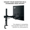 Picture of HumanCentric VESA Mount Adapter Bracket, VESA Adapter Compatible with Acer Monitor R240HY bidx, R221Q, R271, SB220Q, R241Y, RT240Y, RT270, SA220Q, SA230 bi, SA240Y, SA270 Bbix, SB230, SB240Y and More