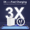 Picture of iPhone Charger fast charging [APPLE MFi Certified] 2 pack Apple Type C Wall Charger Block with 2 pack [6FT&10FT] Long USB C to lightning cable for iPhone 14/13/12/12 Pro Max/11/Xs Max/XR/X,AirPods Pro