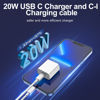 Picture of iPhone Charger fast charging [APPLE MFi Certified] 2 pack Apple Type C Wall Charger Block with 2 pack [6FT&10FT] Long USB C to lightning cable for iPhone 14/13/12/12 Pro Max/11/Xs Max/XR/X,AirPods Pro