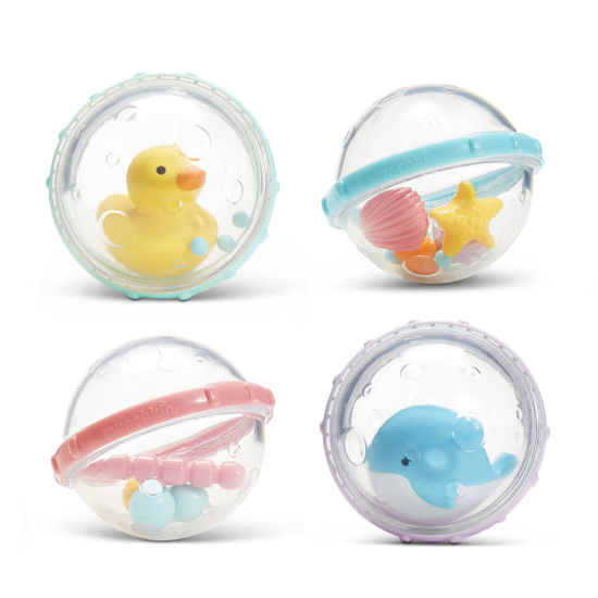 Picture of Munchkin® Float & Play Bubbles™ Baby and Toddler Bath Toy, 4 Count