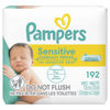 Picture of Baby Wipes Refill, 192 Count - Pampers Sensitive Water Based Hypoallergenic and Unscented Baby Wipes (Packaging May Vary)