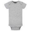 Picture of Gerber Baby 5-Pack Solid Onesies Bodysuits, Gray, 6-9 Months