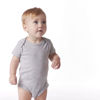 Picture of Gerber Baby 5-Pack Solid Onesies Bodysuits, Gray, 6-9 Months