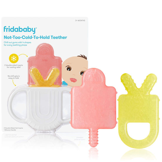 Picture of Frida Baby Not-Too-Cold-to-Hold BPA-Free Silicone Teether for Babies