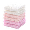 Picture of MUKIN Baby Washcloths - Soft Face Cloths for Newborn, Absorbent Bath Face Towels, Baby Wipes, Burp Cloths or Face Towels, Baby Registry as Shower. Pack of 6-12x12 inches (Pink)