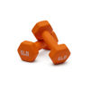 Picture of Amazon Basics Neoprene Coated Hexagon Workout Dumbbell Hand Weight, 12 Pounds (6lb Set of 2), Orange