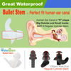 Picture of WaterDam Swimming Ear Plugs Great Waterproof Ultra Comfy Earplugs Prevent Swimmer's Ear (Size 0+0: Infants 3-12months (Clear Clear))