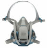 Picture of 3M Rugged Comfort Quick Latch Half Facepiece Reusable Respirator 6502QL, Gases, Vapors, Dust, Medium