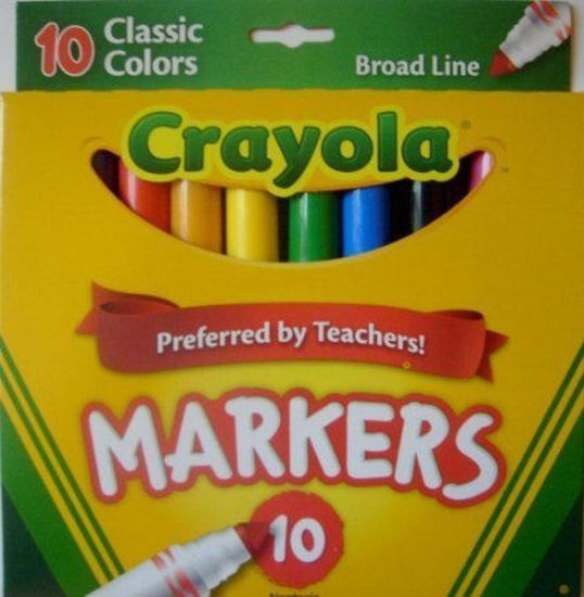 Crayola Broad Line Markers Classic Colors