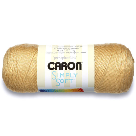 Picture of Caron Simply Soft Collection Yarn, 6oz, Gauge 4 Medium Worsted, 100% Acrylic - Autumn Maize - Machine Wash & Dry