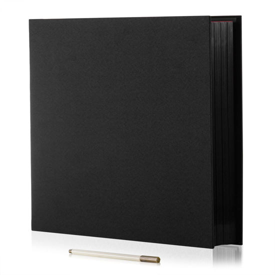 Black Linen Photo Album (40 Self-Adhesive Pages)